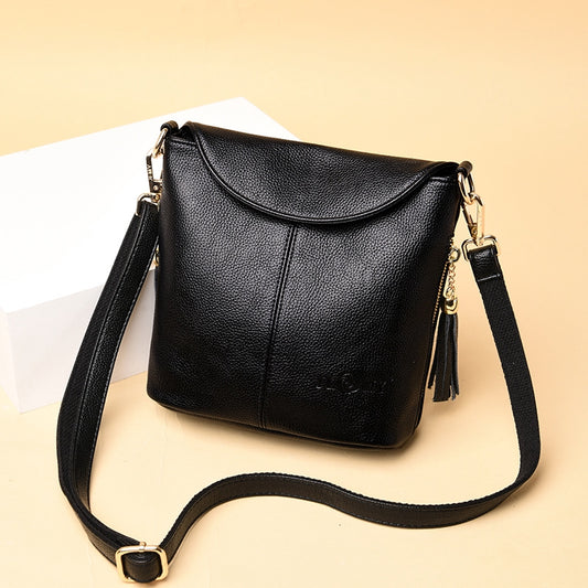 New handbag fashion ladies shoulder diagonal bag litchi pattern small bag