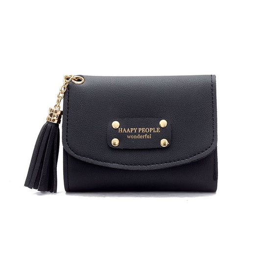 New wallet short wallet PU soft leather three fold hand wallet