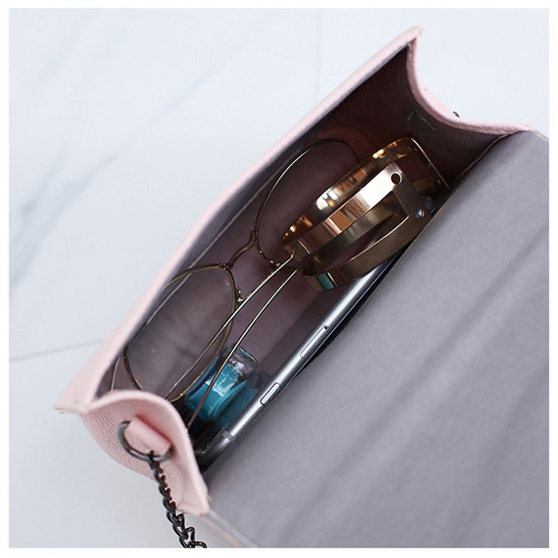 New female package simple fence small square bag