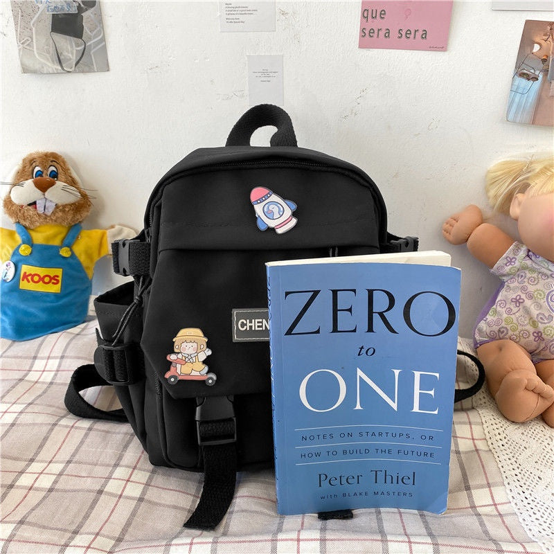 IELGY Mini Backpack Women's Fashion One Shoulder Messenger Bag All-match Multifunctional Small Backpack