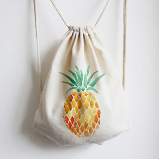 Canvas Drawstring Backpack