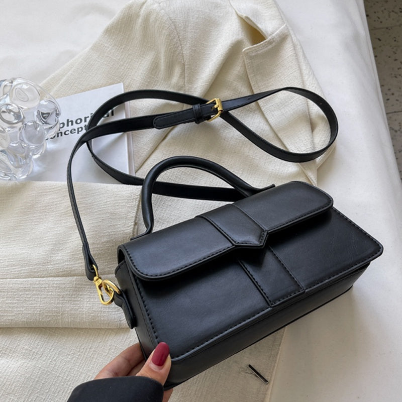 IELGY Retro portable embroidery thread niche all-match one-shoulder messenger small square bag women