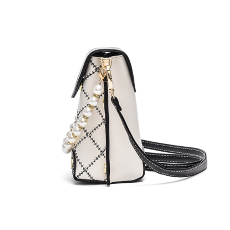 IELGY pearl chain mini mobile phone messenger handbag small fresh and lightweight