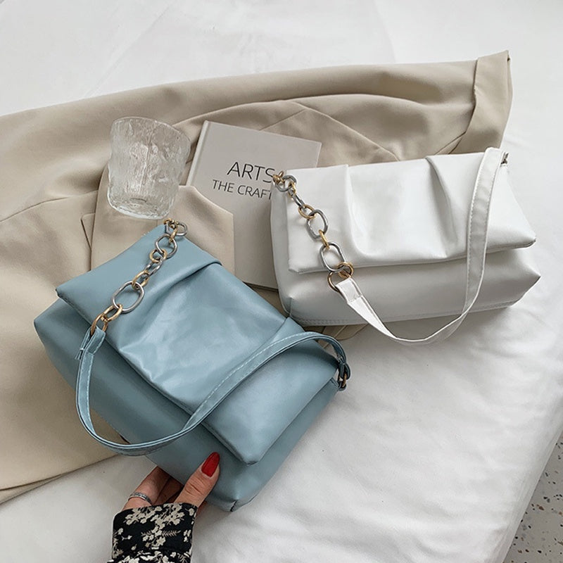 IELGY shopping texture western cloud bag small fresh one-shoulder chain