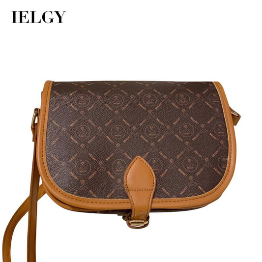 IELGY saddle bag retro fashion casual one shoulder messenger small bag female bag