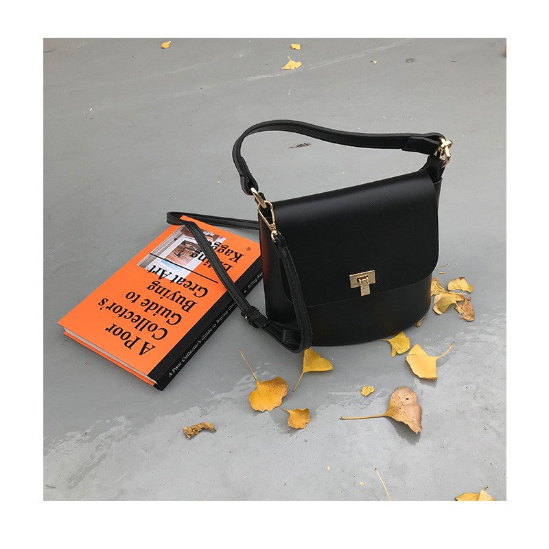 IELGY Locking Shoulder Portable Messenger Bag Bucket Bag