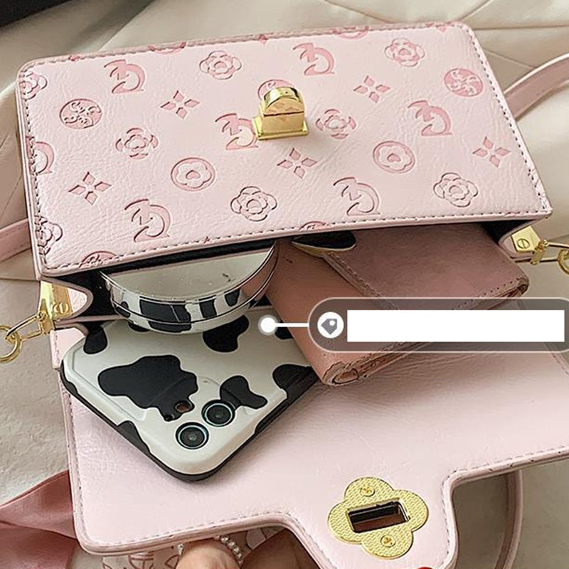 IELGY high-quality silk scarf decoration crossbody bag square