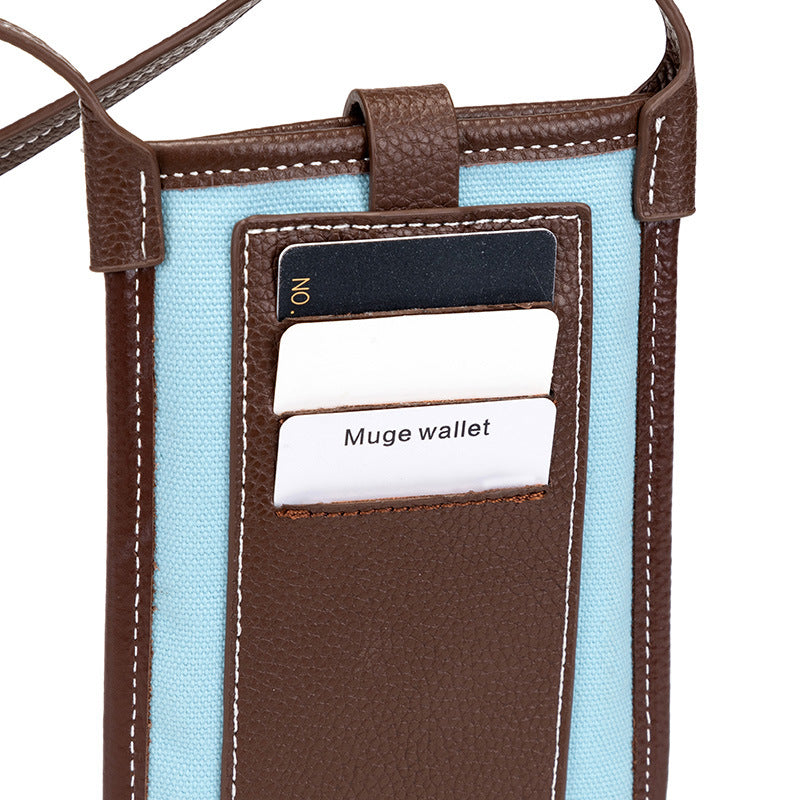 IELGY Woman's bag Black Square Mobile phone Letters Crossbody Mini Stylish Simple Versatile