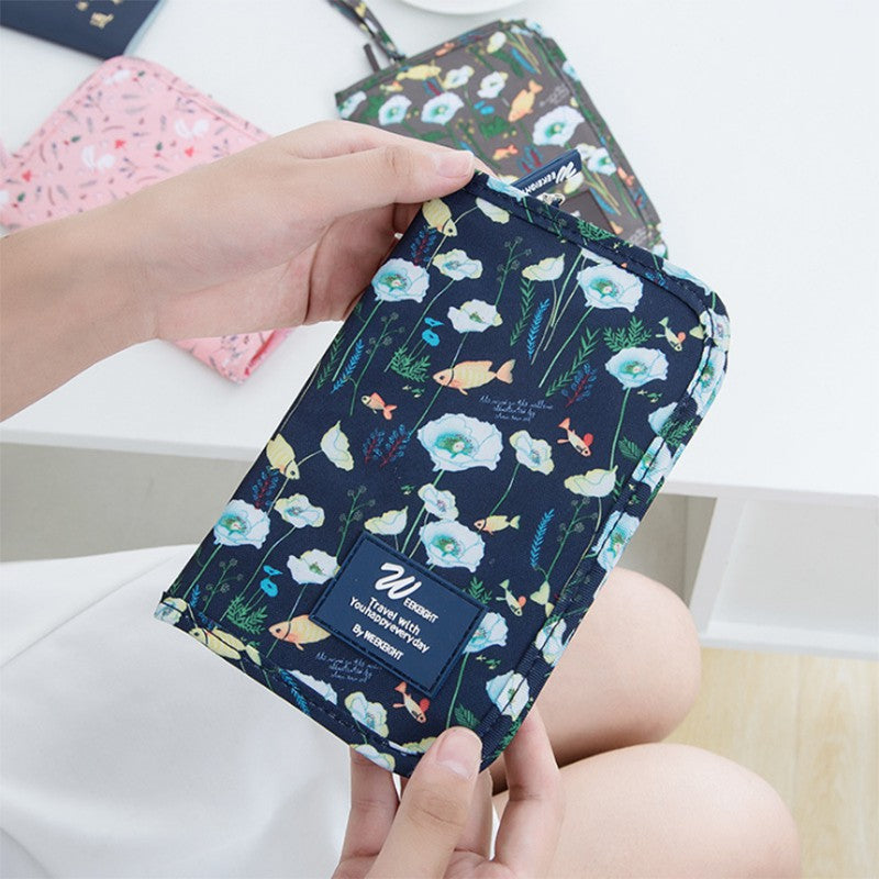 Large capacity cute ticket holder passport bag can waterproof bag