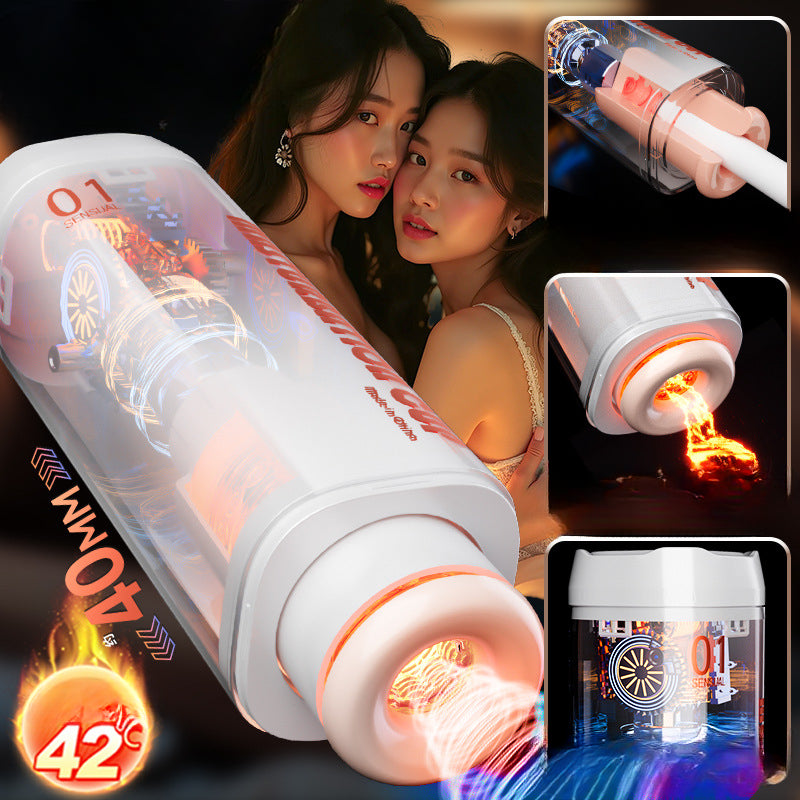 YOUTHAV Masturbator fully automatic electric heating retractable male masturbation supplies inflatable doll adult sex toys