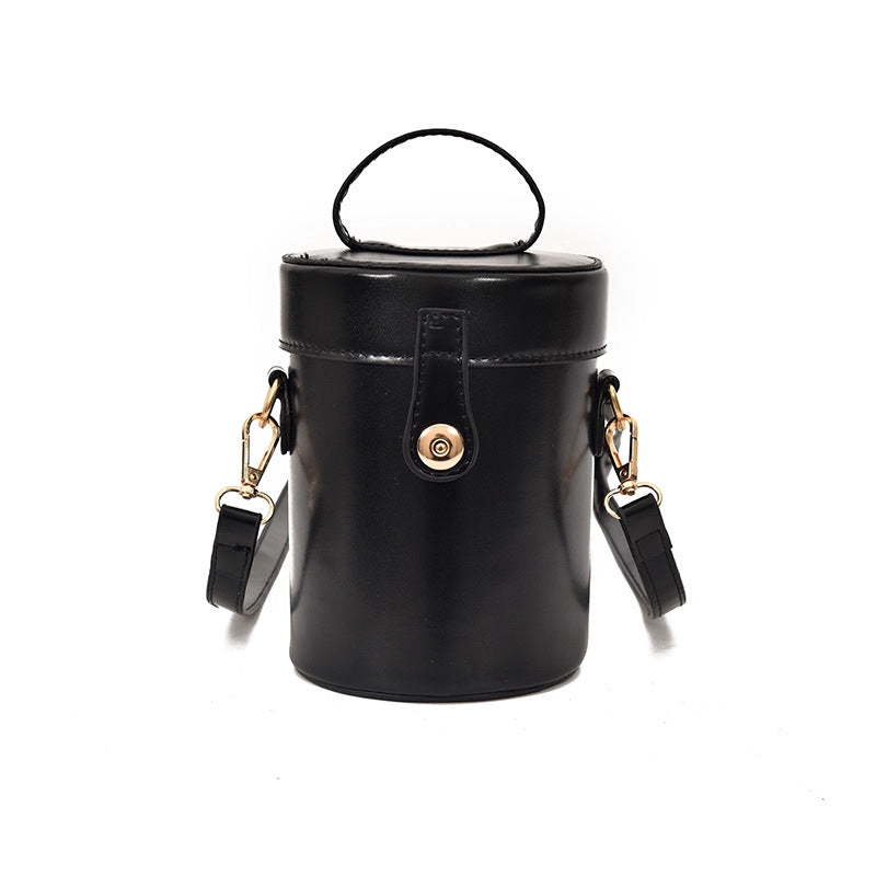 IELGY Bucket bag handbag lock cylinder bag lady shoulder bag