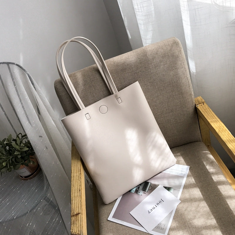 IELGY  Tote bag student 100 lap simple large capacity single shoulder handbag tide