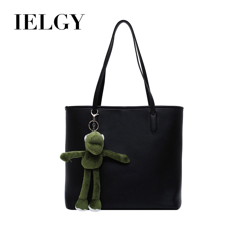 IELGY Large-capacity shoulder bag college student bag female art portable tote bag
