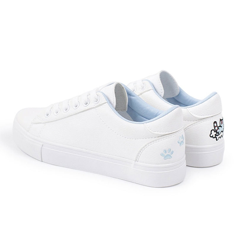 IELGY cute non-slip all-match flat-bottomed shallow round toe casual sneakers