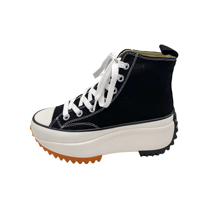 IELGY women's sports style is thin hip-hop canvas shoes platform high-top laces