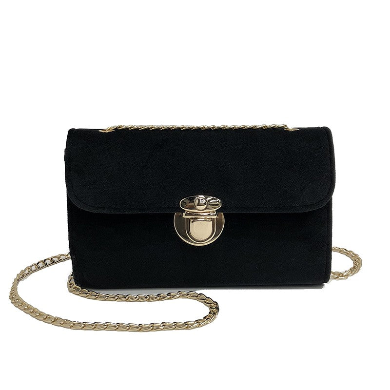 Velvet bag Messenger bag chain bag