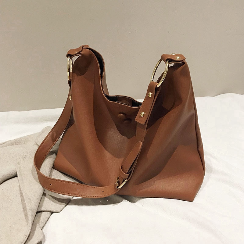 IELGY  Handbag ulzzang women's bag single shoulder high-capacity high-sense kit