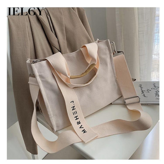 IELGY Women's bag black casual simple large capacity portable mother-in-child fashion all-match crossbody