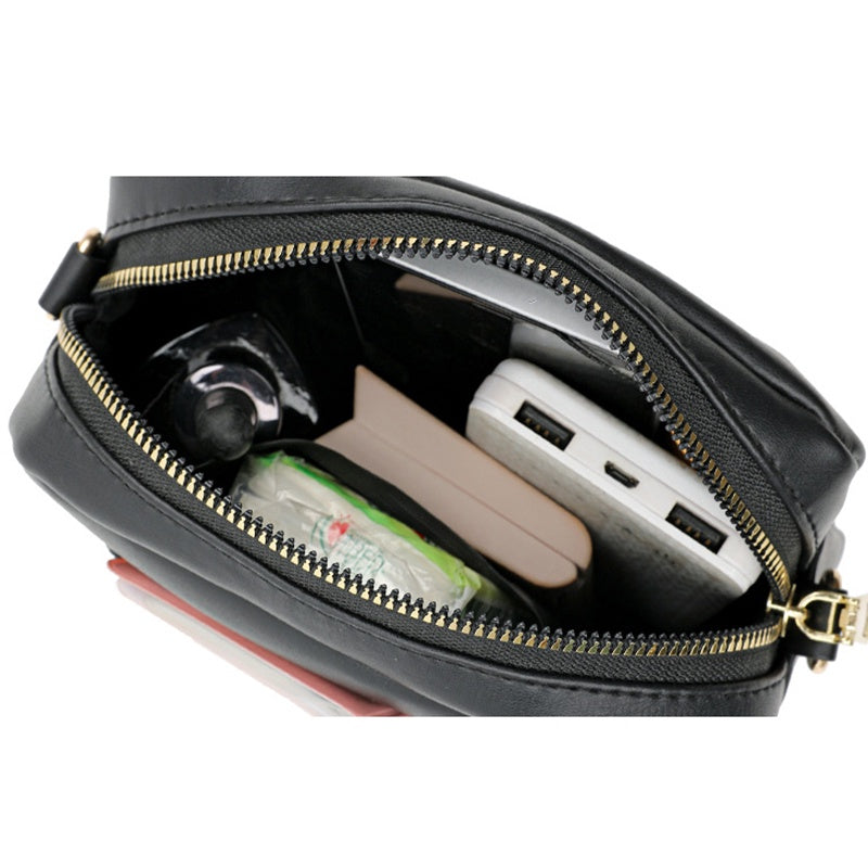 IELGY women's korean style convenient rhombus chain messenger bag