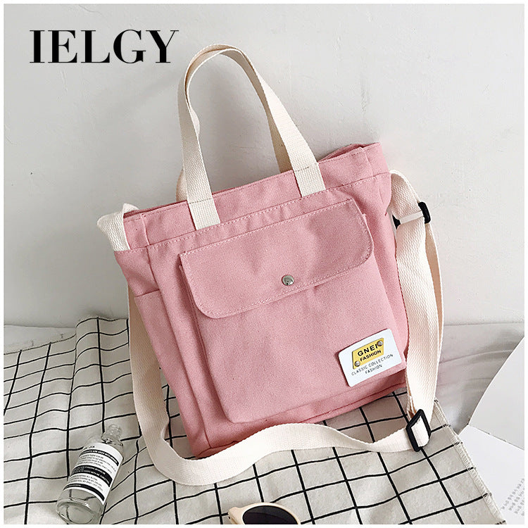 IELGY Handbags Women Handbags Literature and Art Bags Canvas Bags Diagonal Bags