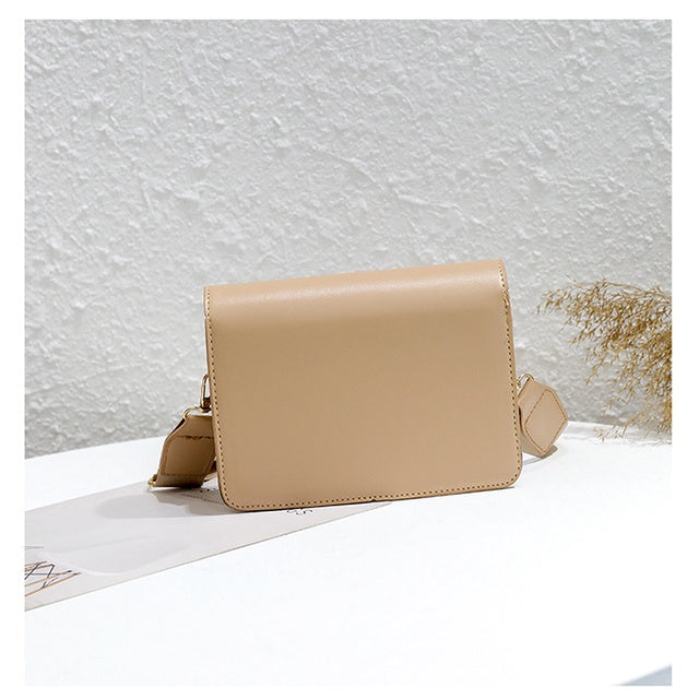 IELGY Shoulder Commuting Fashion Refreshing PU Plain Portable Woman's handbag All-match