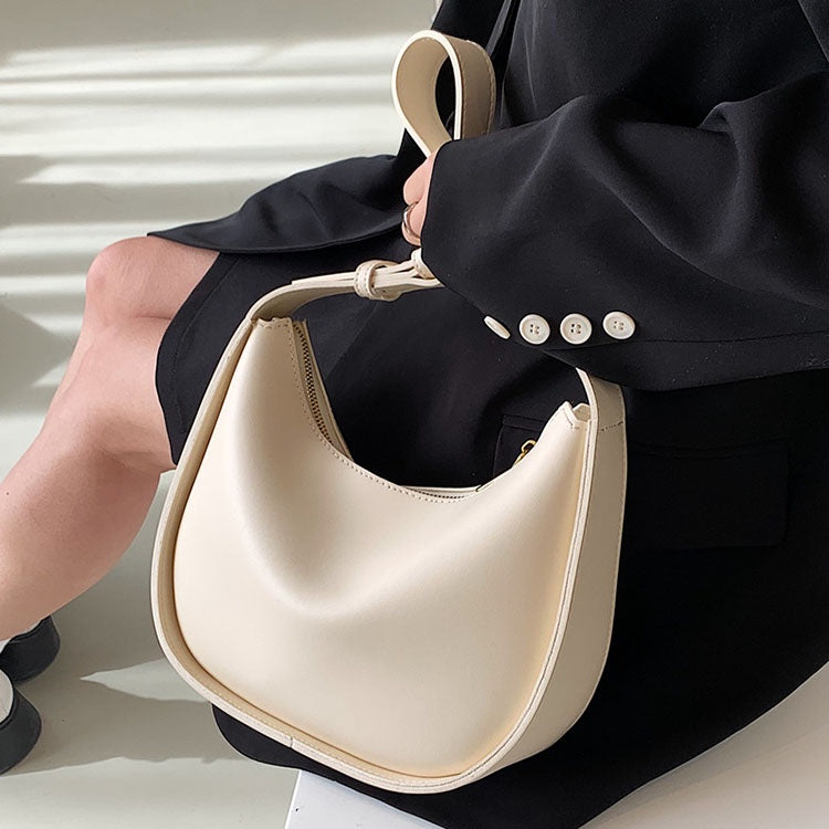 IELGY women's premium solid color messenger saddle bag