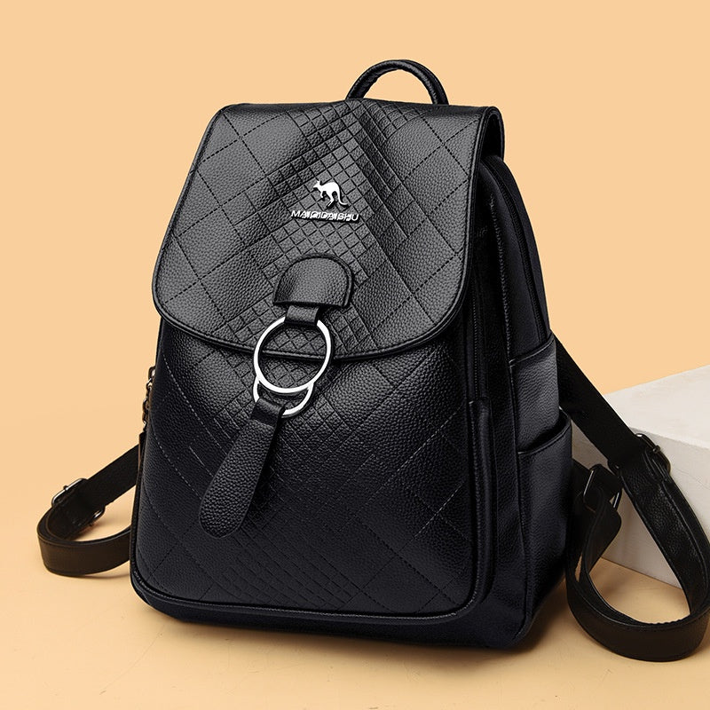 IELGY women's korean style simple casual outdoor travel backpack