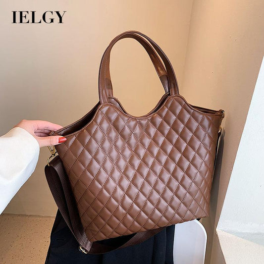 IELGY simple French women's bag diamond large capacity diagonal span