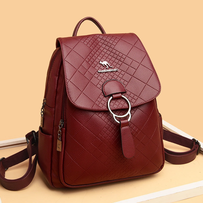 IELGY women's korean style simple casual outdoor travel backpack