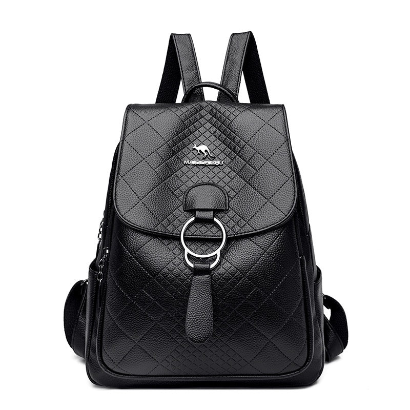 IELGY women's korean style simple casual outdoor travel backpack