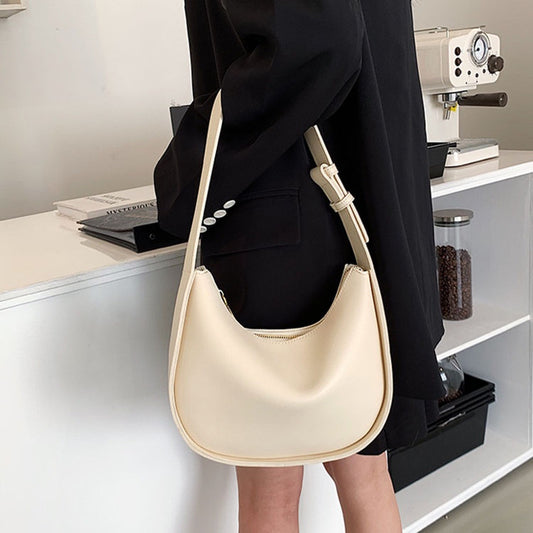 IELGY women's premium solid color messenger saddle bag