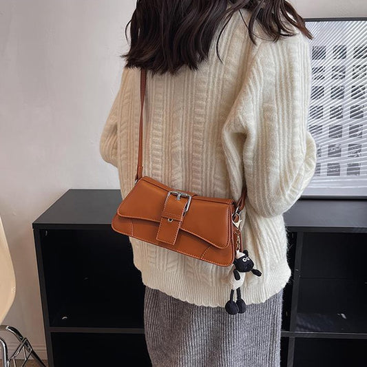 IELGY women's high-end versatile cross body retro small square bag