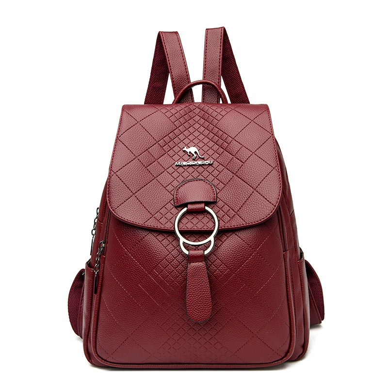 IELGY women's korean style simple casual outdoor travel backpack