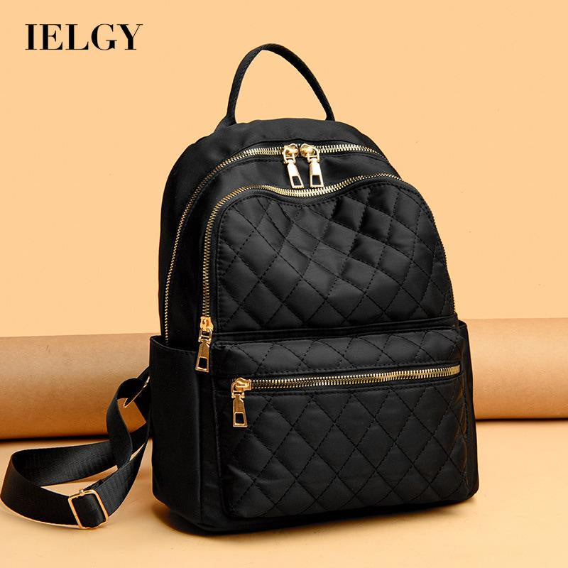 IELGY women's casual korean style simple large capacity outdoor backpack