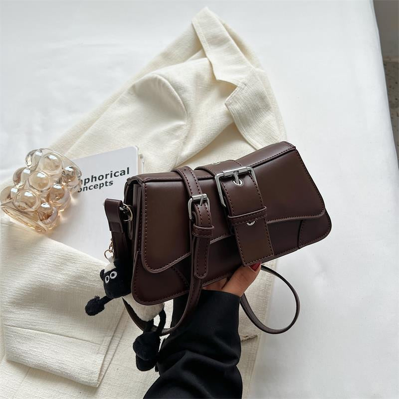 IELGY women's high-end versatile cross body retro small square bag