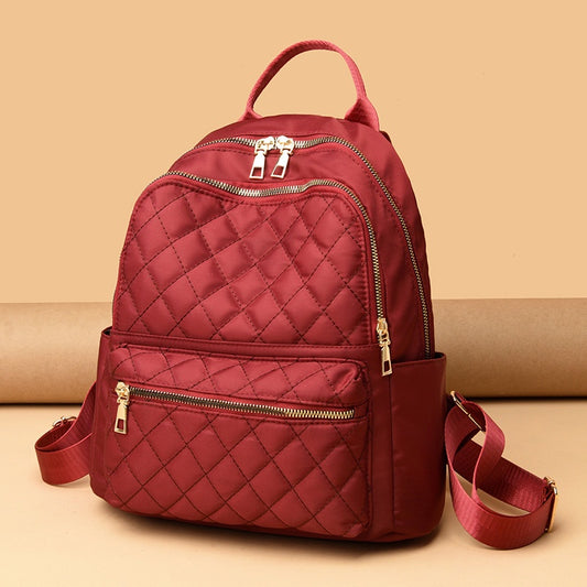 IELGY women's casual korean style simple large capacity outdoor backpack