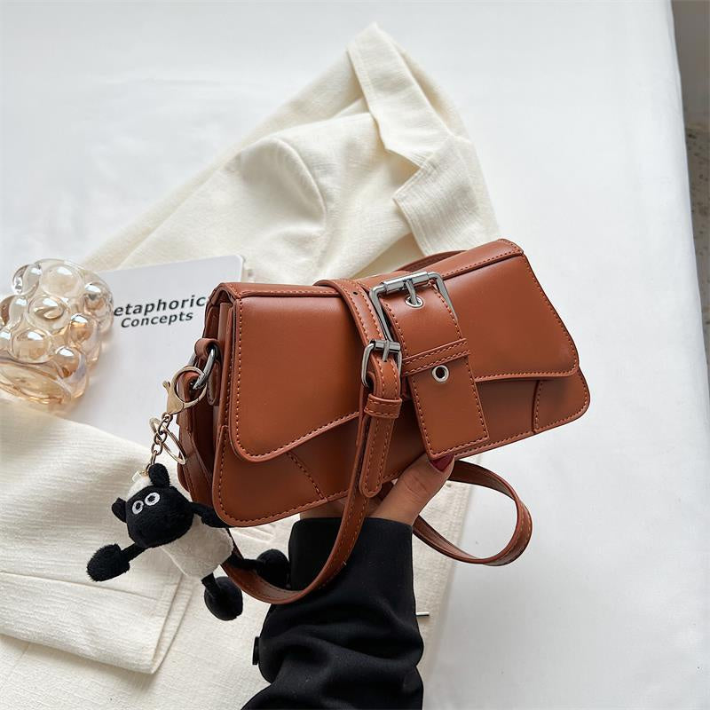 IELGY women's high-end versatile cross body retro small square bag