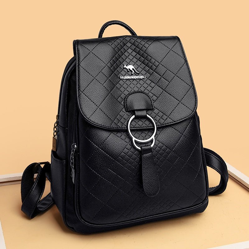 IELGY women's korean style simple casual outdoor travel backpack