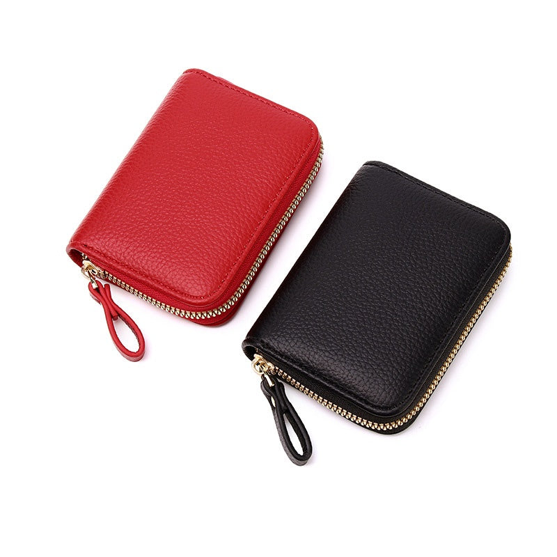 IELGY Rfid Anti-theft Brush Multifunctional Zipper Card Holder For Women