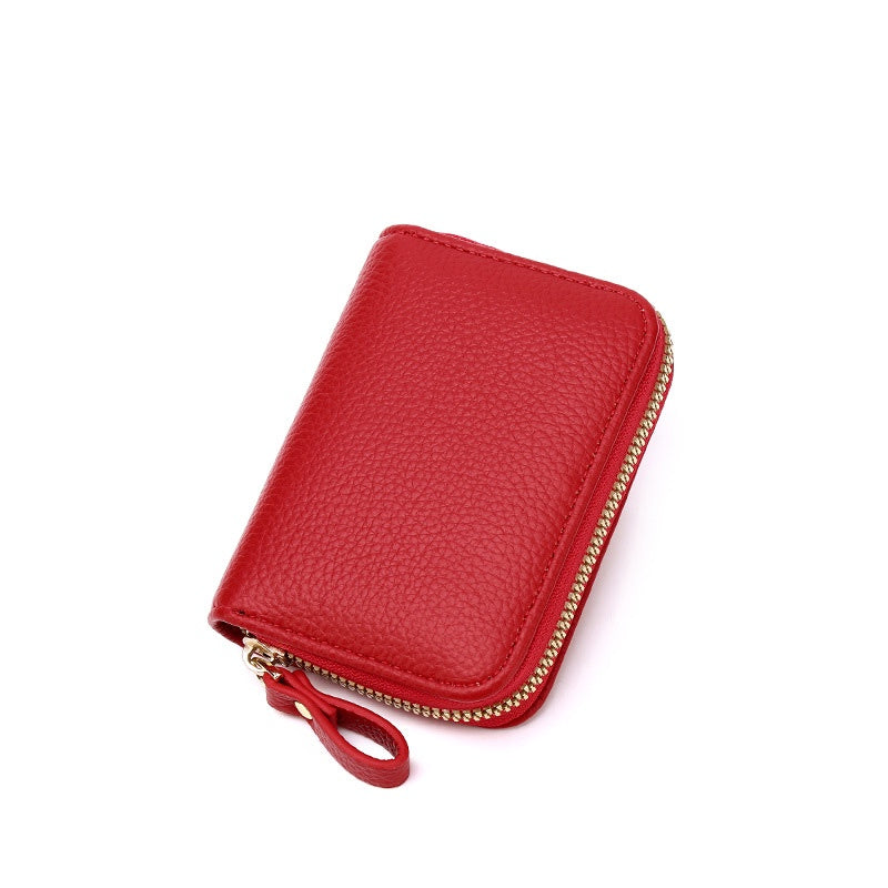 IELGY Rfid Anti-theft Brush Multifunctional Zipper Card Holder For Women
