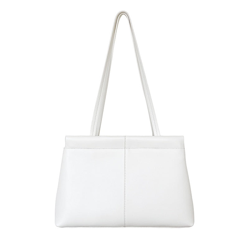IELGY women's korean style simple soft face large capacity shoulder bag
