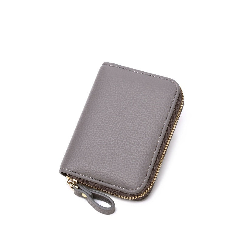 IELGY Rfid Anti-theft Brush Multifunctional Zipper Card Holder For Women