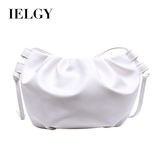 IELGY Small Shoulder Bag Women Messenger Bag Cloud Tide Korean Version Wild Mesh Folding Red Shoulder Bag New