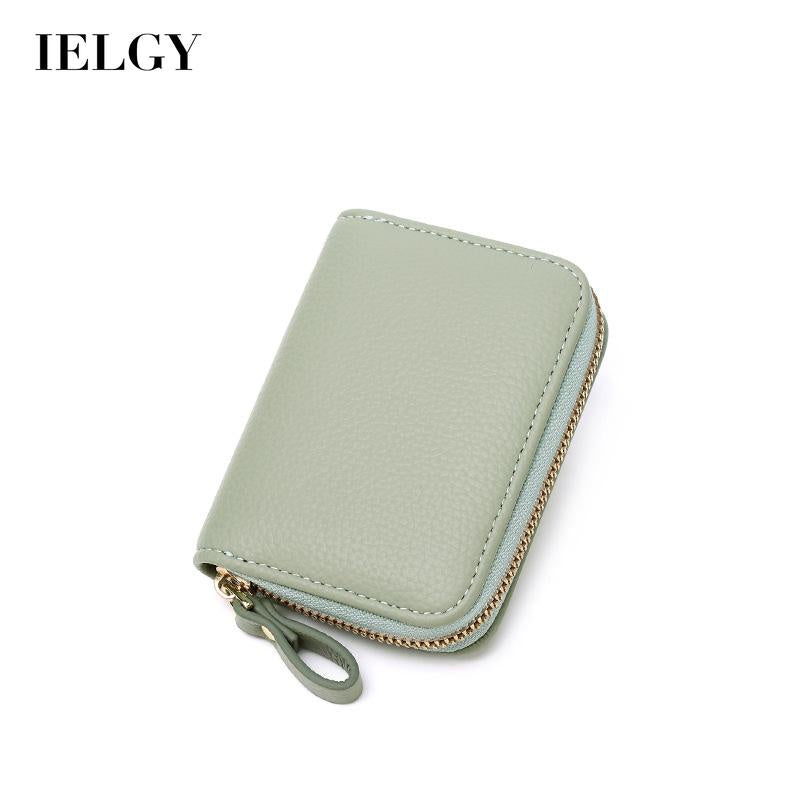 IELGY Rfid Anti-theft Brush Multifunctional Zipper Card Holder For Women