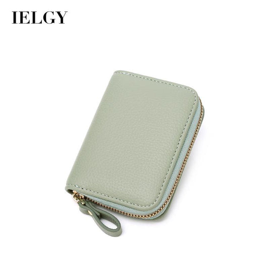 IELGY Rfid Anti-theft Brush Multifunctional Zipper Card Holder For Women