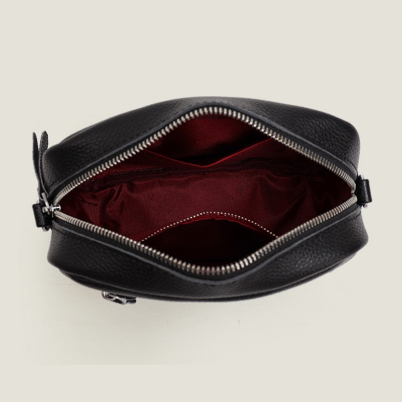 IELGY retro fashion top layer cowhide broadband messenger bag for women
