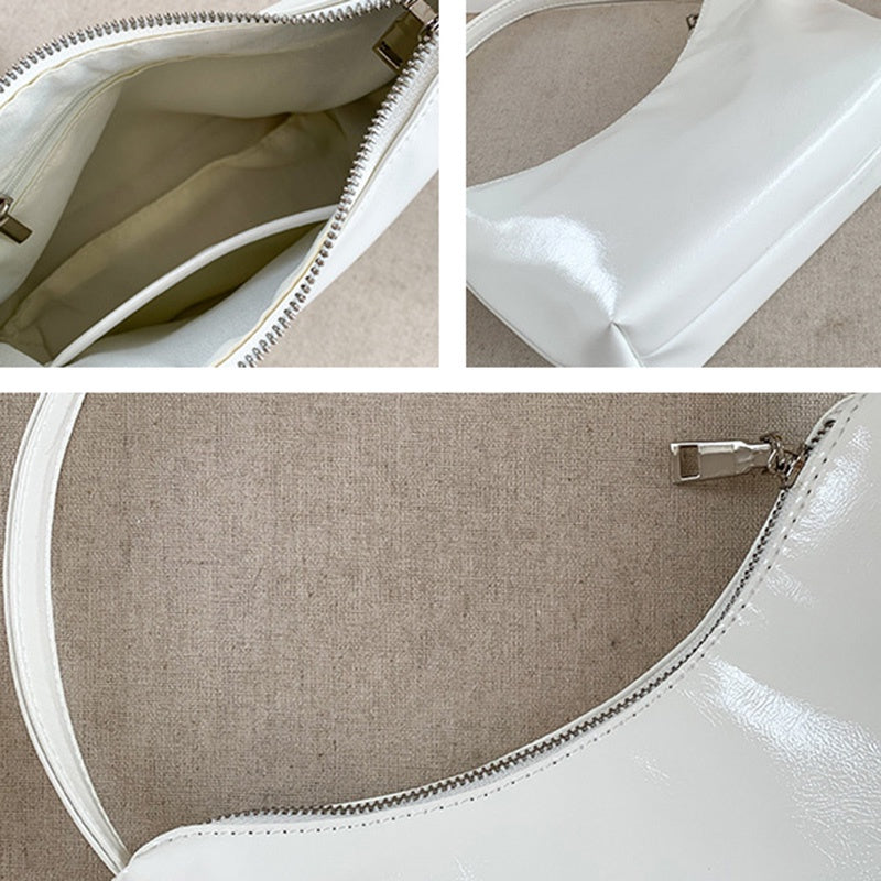 IELGY Korean Style Silver Shoulder Handbag For Women's
