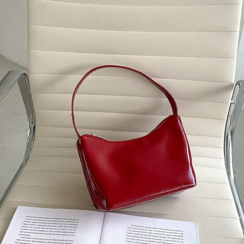 IELGY Korean Style Silver Shoulder Handbag For Women's