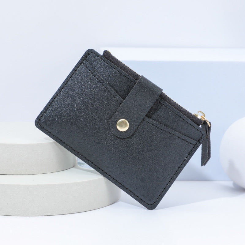 IELGY women's small fresh thin multi-card coin purse
