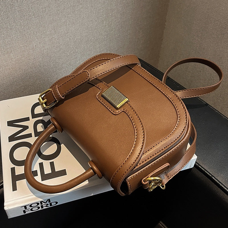 IELGY women's daily casual collocation messenger saddle bag